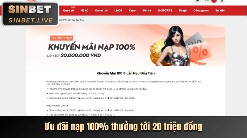 Thưởng chào mừng vvvwin88 code